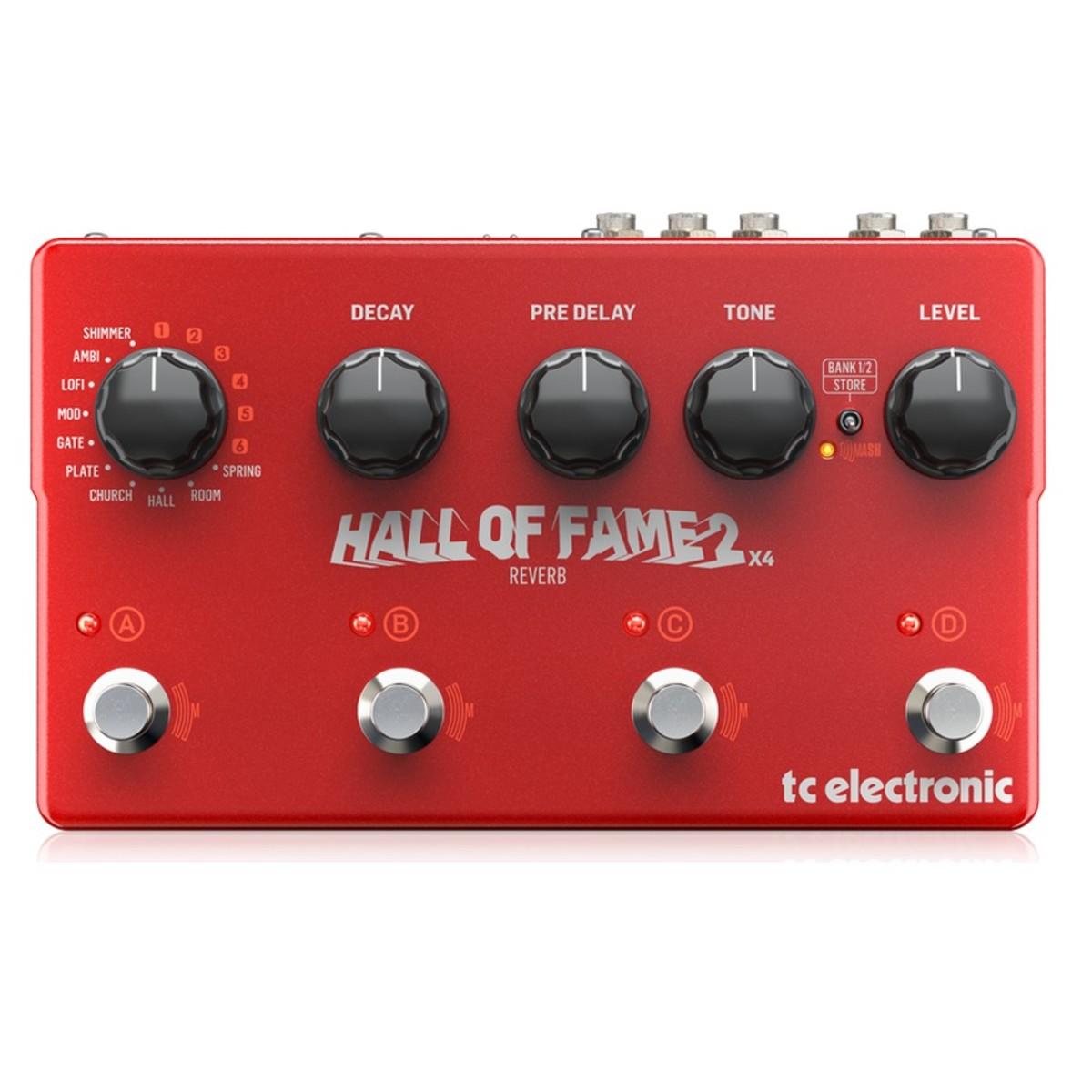 Педаль эффектов TC ELECTRONIC HALL OF FAME 2 X4 REVERB