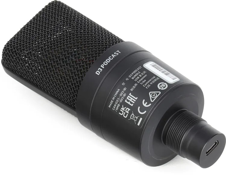 USB-микрофон Behringer D3 PODCAST BUNDLE