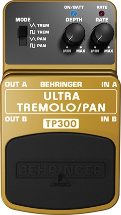 Педаль стереофонических эффектов тремоло и панорамирования BEHRINGER TP300