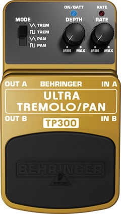 Педаль стереофонических эффектов тремоло и панорамирования BEHRINGER TP300