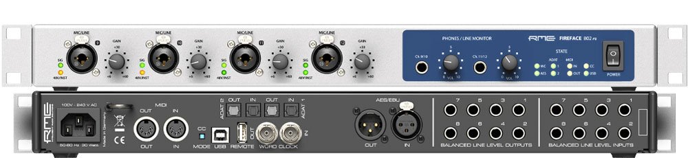 Аудиоинтерфейс RME Fireface 802 FS NEW