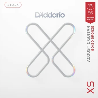 Струны для акустической гитары D'Addario XSABR1356-3P