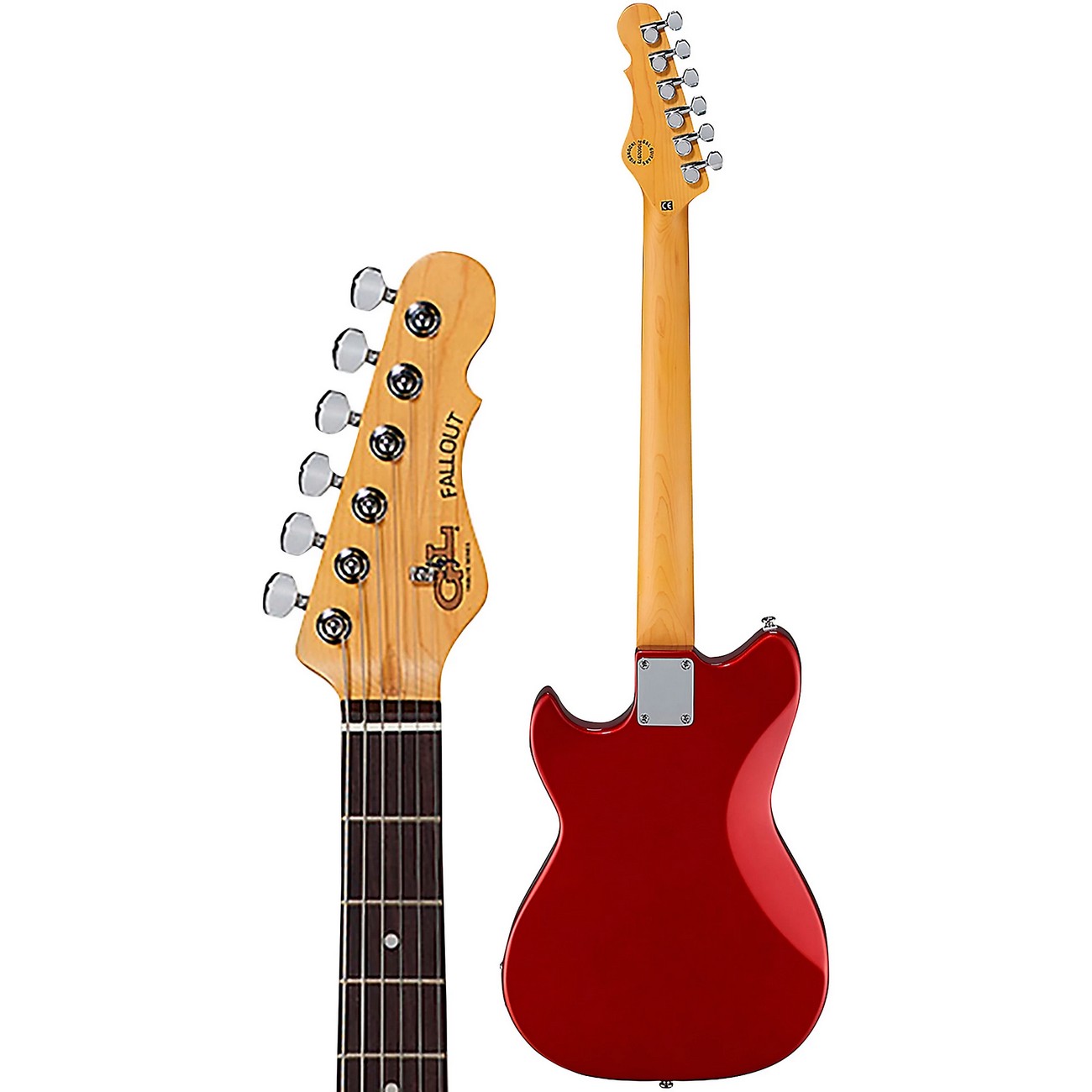 Электрогитара G&L Tribute Fallout Candy Apple Red RW Poplar