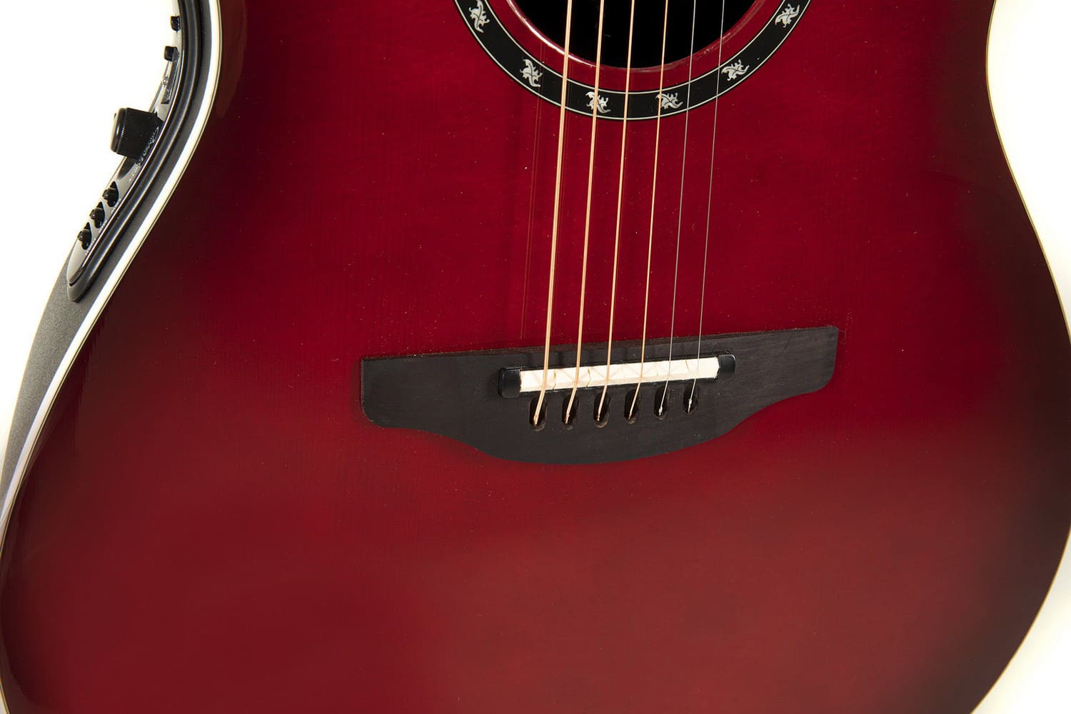 Электроакустическая гитара OVATION 2771AX-СBB-G Standard Balladeer Deep Contour Cutaway Cherry Burst