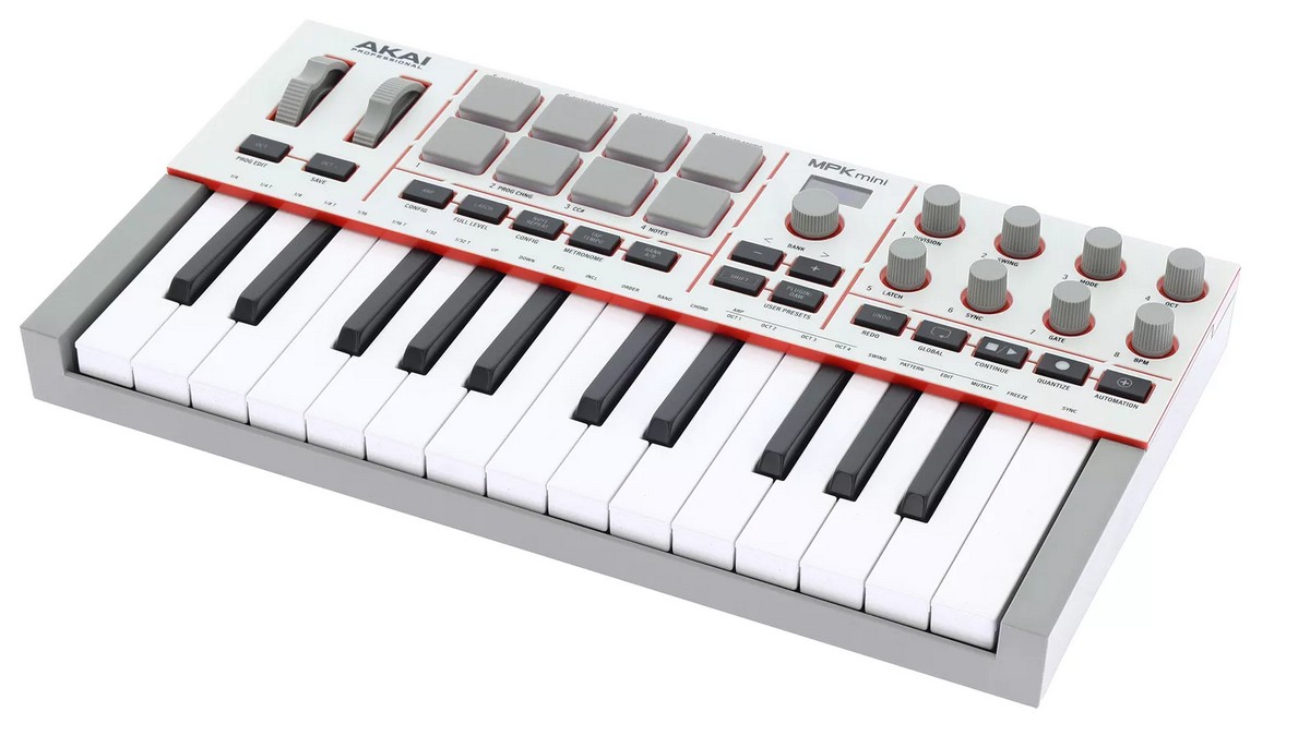 MIDI клавиатура Akai Pro MPK MINI 4 Gray