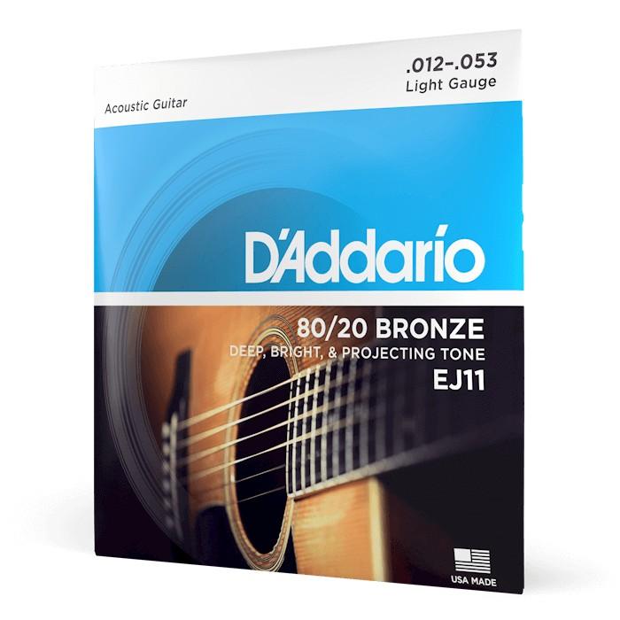 Струны для акустической гитары D'Addario EJ11