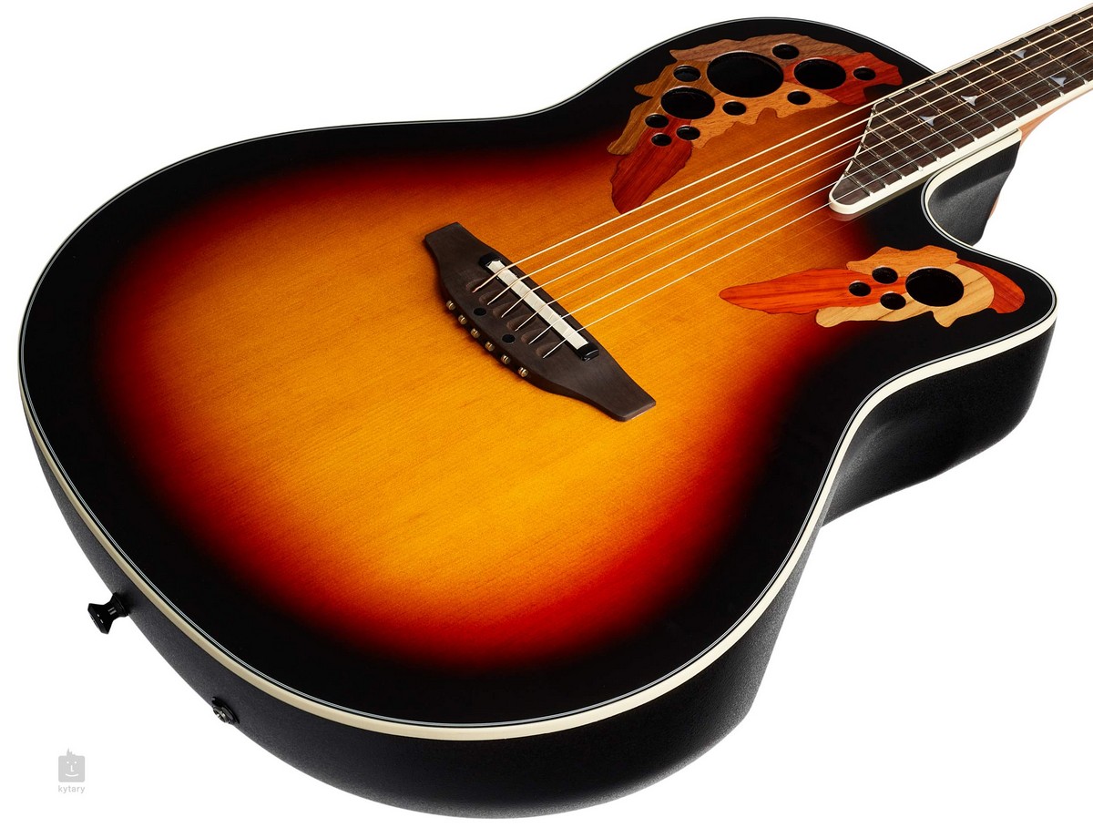Электроакустическая гитара OVATION 2078AX-1 Elite Deep Contour Cutaway Sunburst