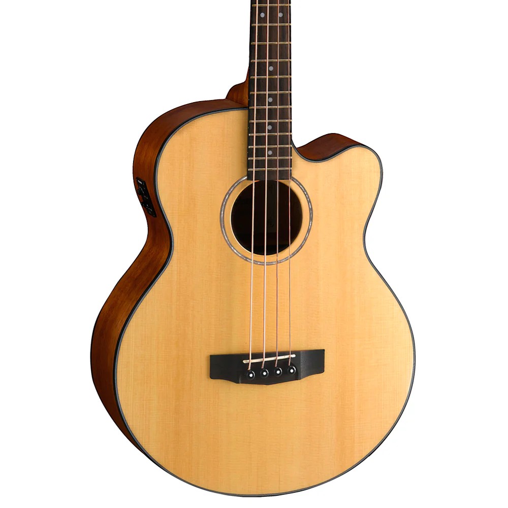 Акустическая бас-гитара Cort AB850F-NAT-BAG Acoustic Bass Series