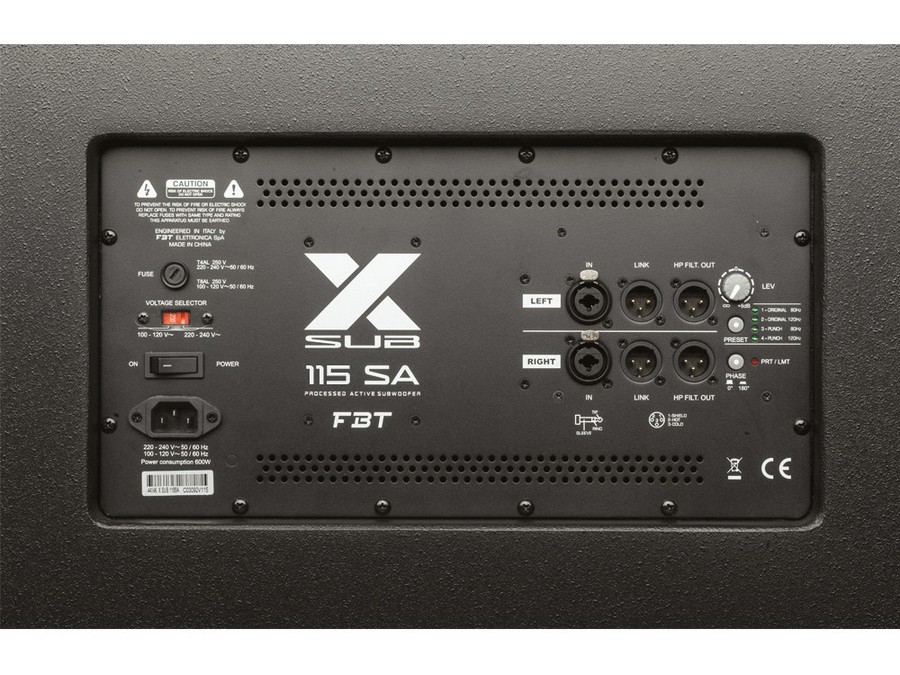 Сабвуфер FBT X-SUB 115SA
