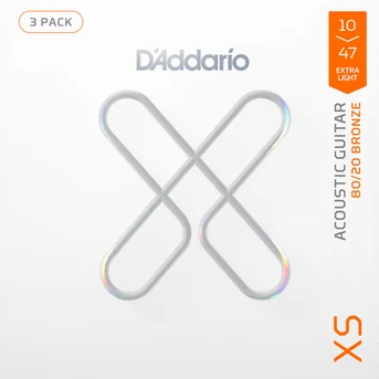 Струны для акустической гитары D'Addario XSABR1047-3P