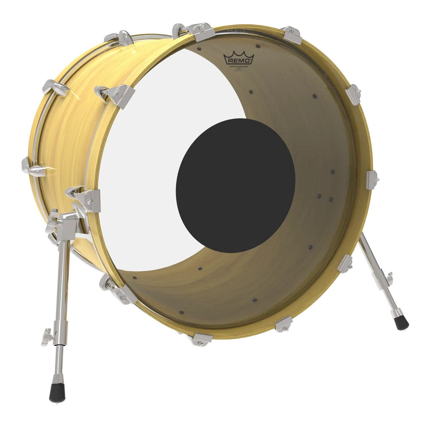 Пластик для барабана REMO CS-1322-10 Bass Controlled Sound Clear