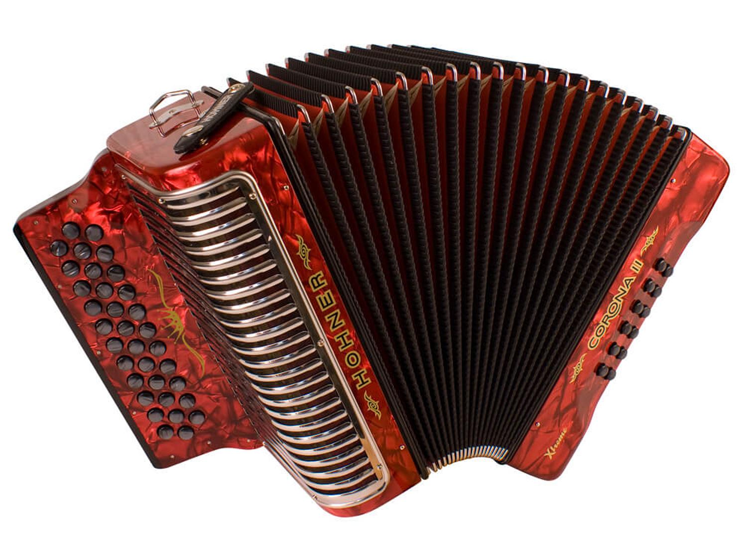 Баян HOHNER Corona II XTREME EAD, red (A5484)