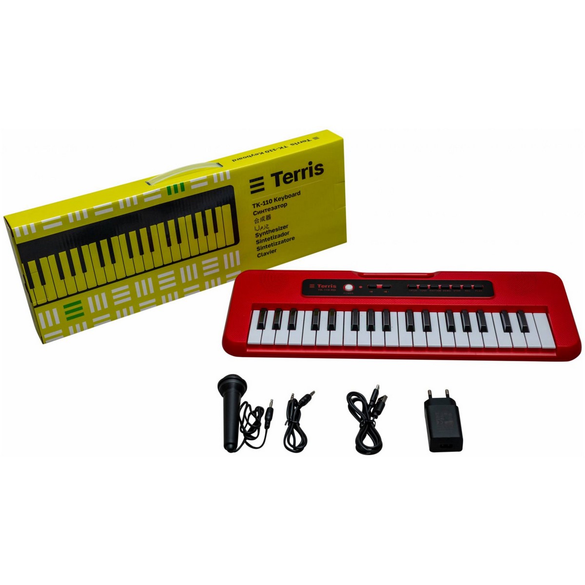Синтезатор TERRIS TK-110 RD