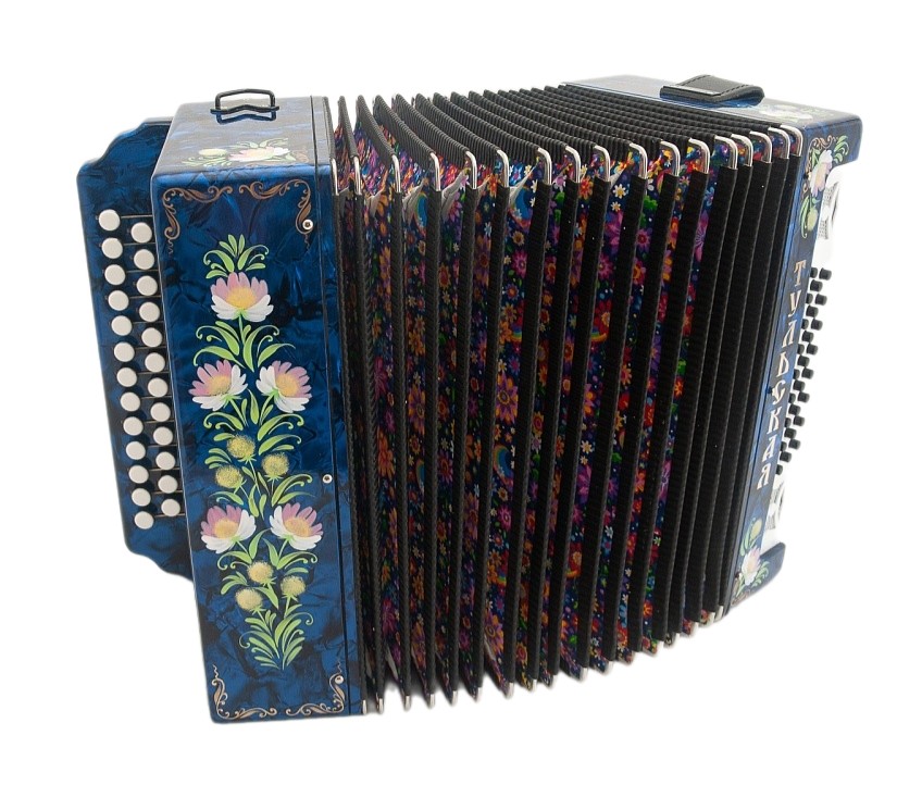 Гармонь ТУЛЬСКАЯ 301М (Г-21 Синяя)