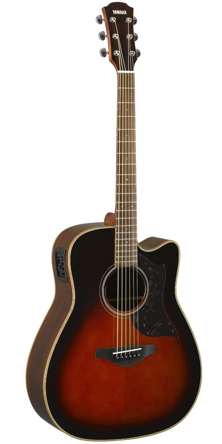 Электроакустическая гитара Yamaha A1R TOBACCO BROWN SUNBURST//02