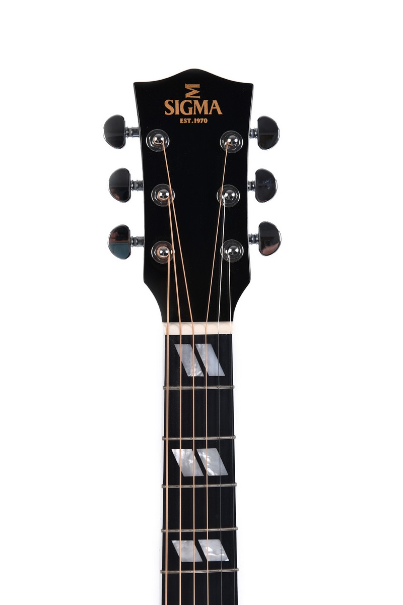 Электроакустическая гитара Sigma DM-SG5-BK with bag