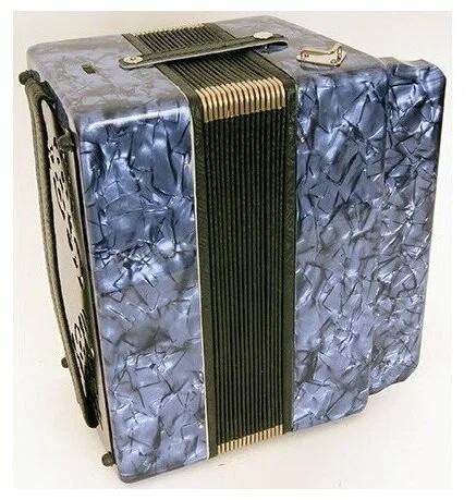 Гармонь Шуйская S6XL-A-BL "Чайка 204" 25х25-II синяя