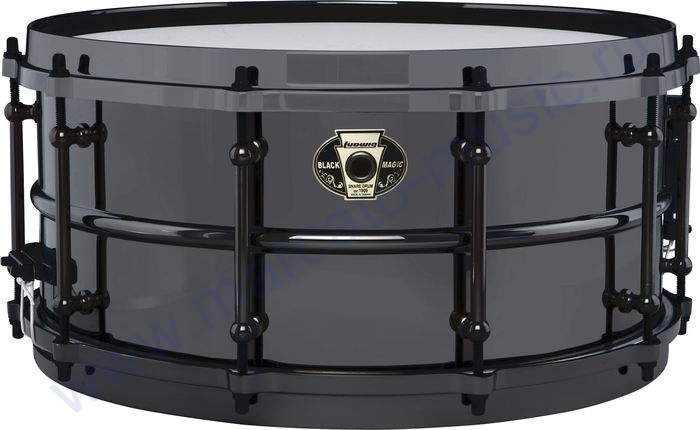 Малый барабан Ludwig LW6514 14”*6.5” Black Magic series