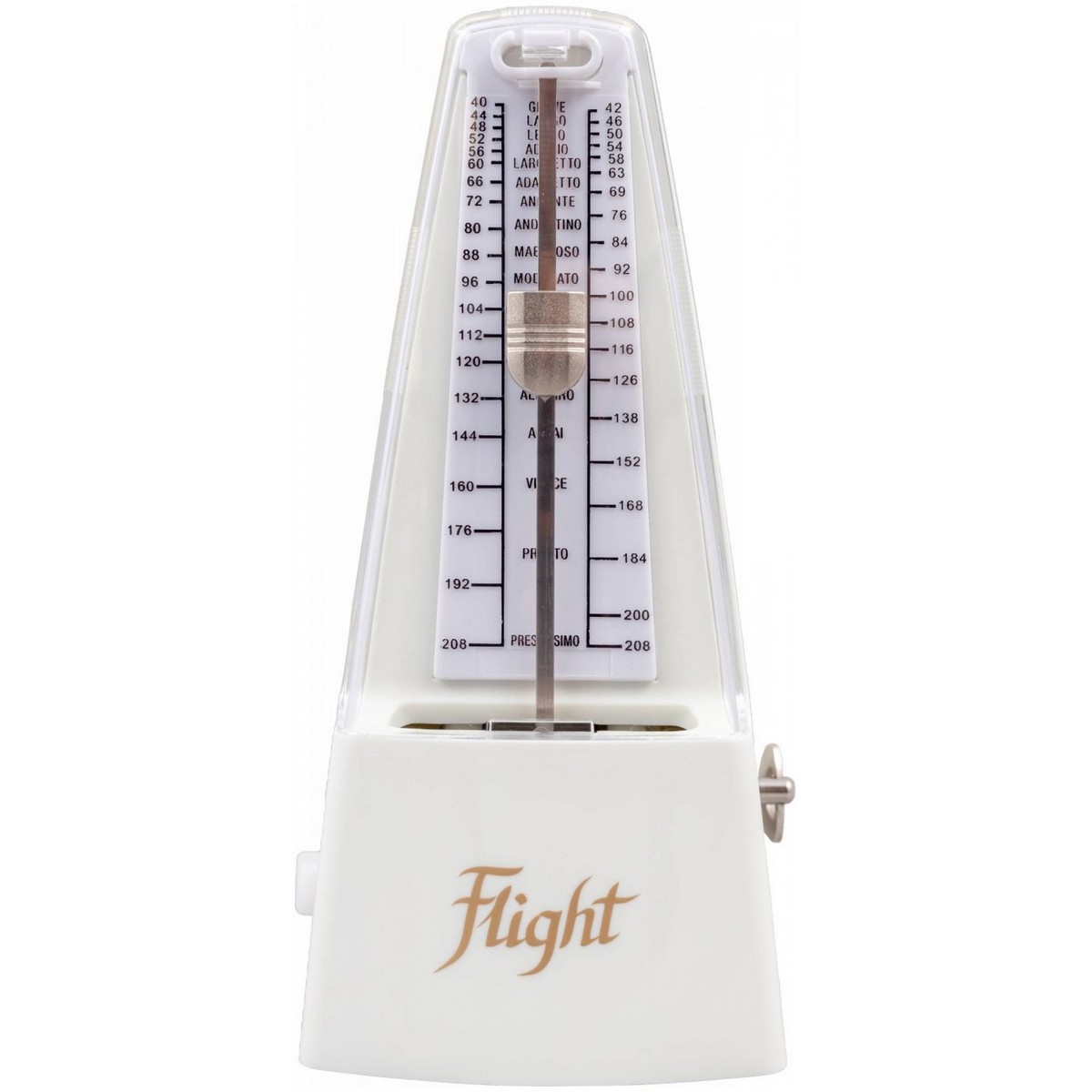 Метроном механический FLIGHT FMM-10 WHIT