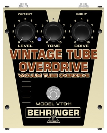 Педаль эффектов классического лампового овердрайва BEHRINGER VT911