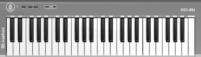 MIDI клавиатура Axelvox KEY49j grey