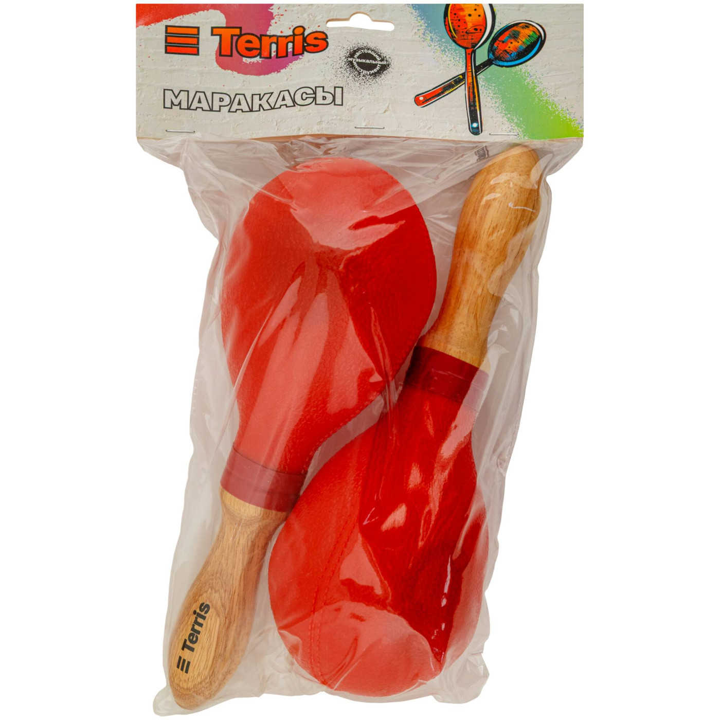Маракасы TERRIS MRS-P25 RD
