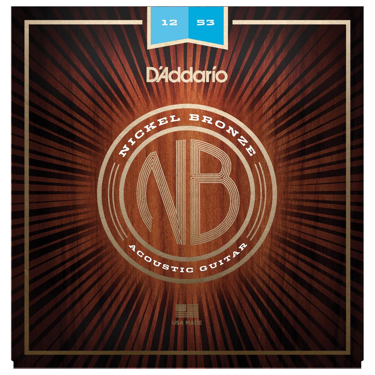 Струны для акустической гитары D'Addario NB1253