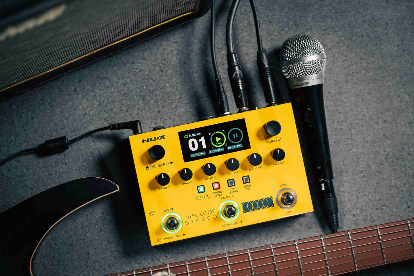 Педаль эффектов NUX NML-3DLS Dual Loop Stereo