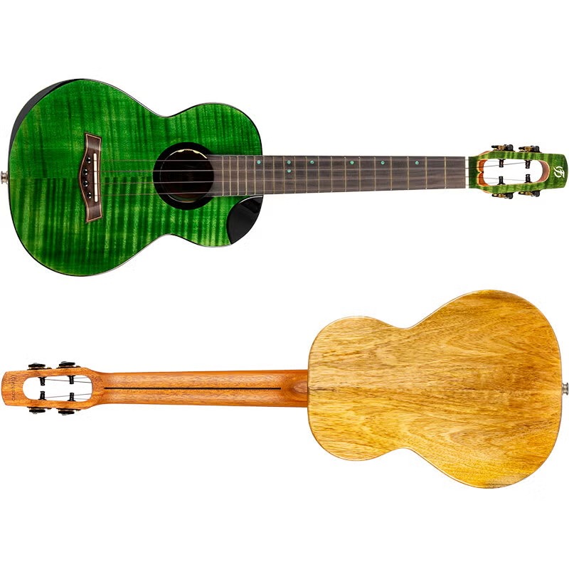 Электро-укулеле FLIGHT COMET TENOR EQ-A Green