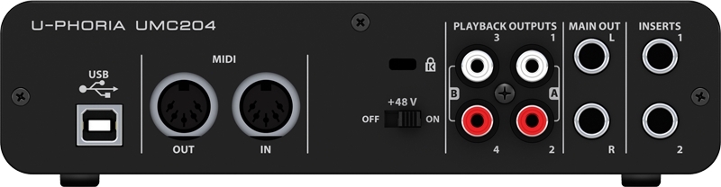 Аудиоинтерфейс USB Behringer UMC204