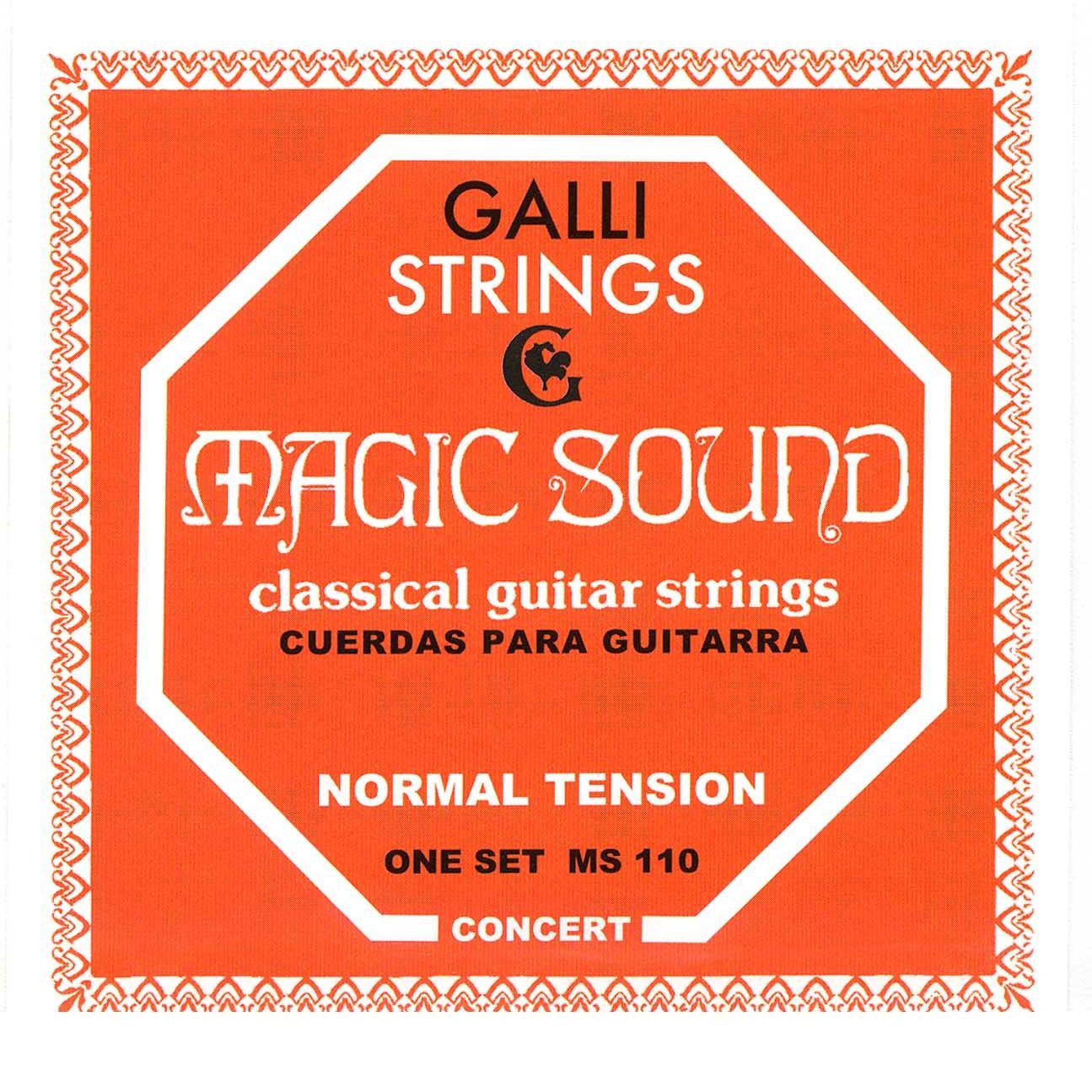 Струны для классической гитары GALLI MS110