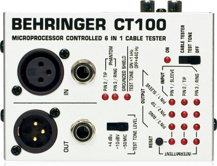 Кабель-тестер Behringer CT100