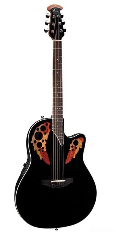 Электроакустическая гитара OVATION 2778AX-5 Standard Elite Deep Contour Cutaway Black