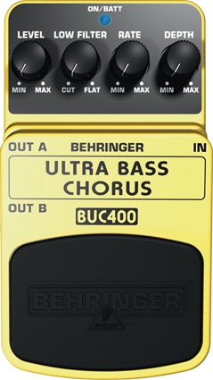 Педаль эффектов (стерео-хорус) для бас-гитар BEHRINGER BUC400