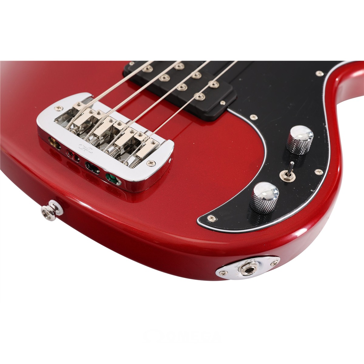 Бас-гитара G&L Tribute Kiloton Candy Apple Red MP Poplar