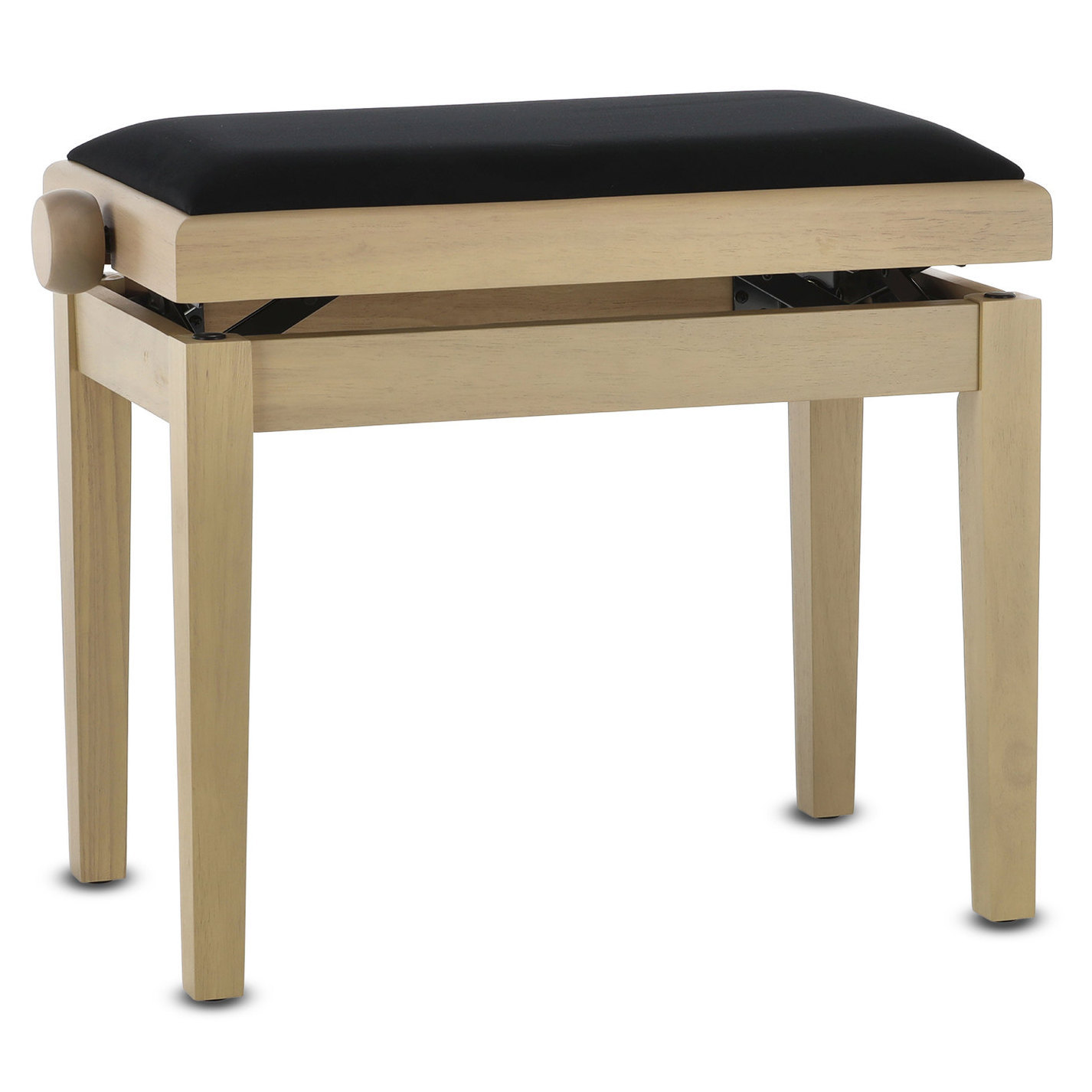 Банкетка GEWA 130170 Piano Bench Deluxe White Ash Seat Black