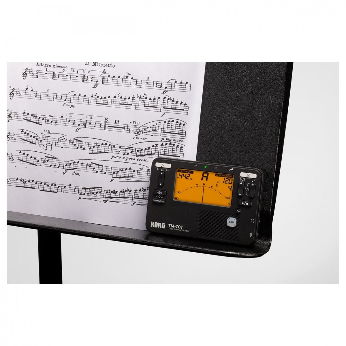 Тюнер-метроном Korg TM-70T Black