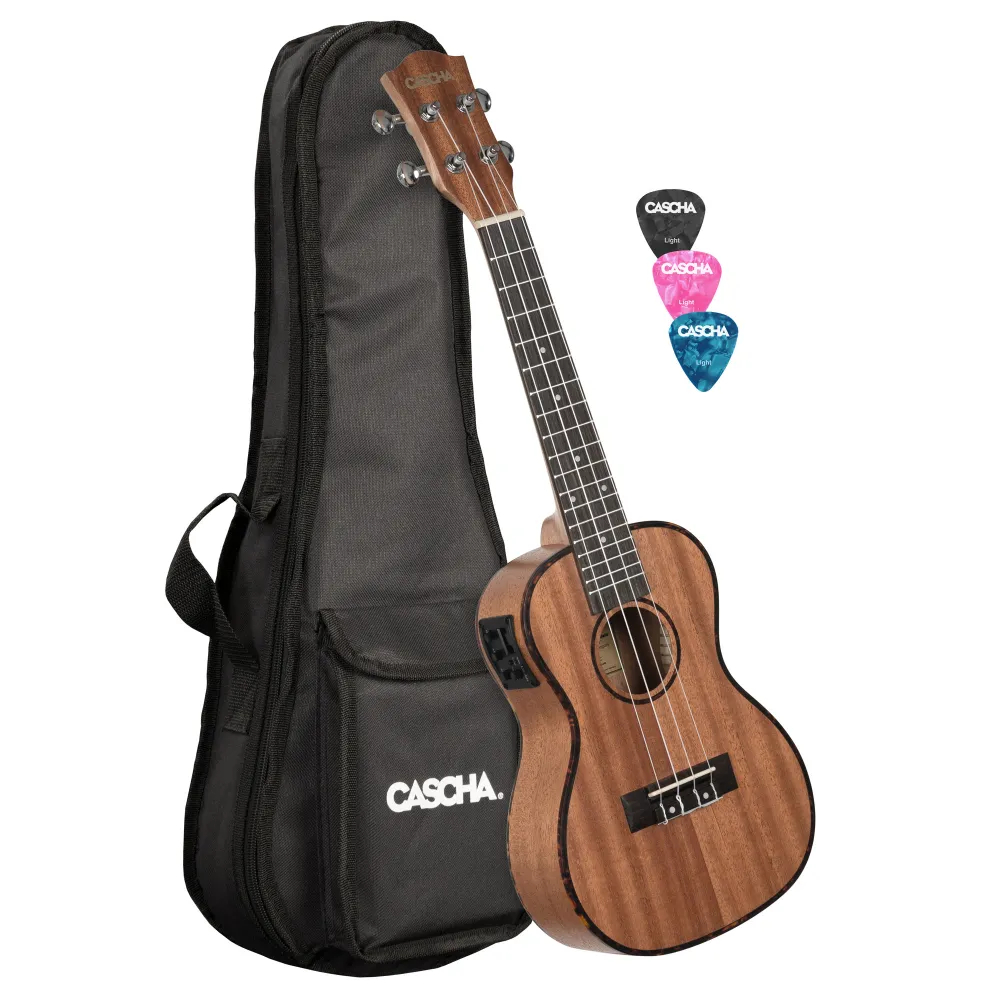 Электро-укулеле Cascha HH-2035E Mahogany Series