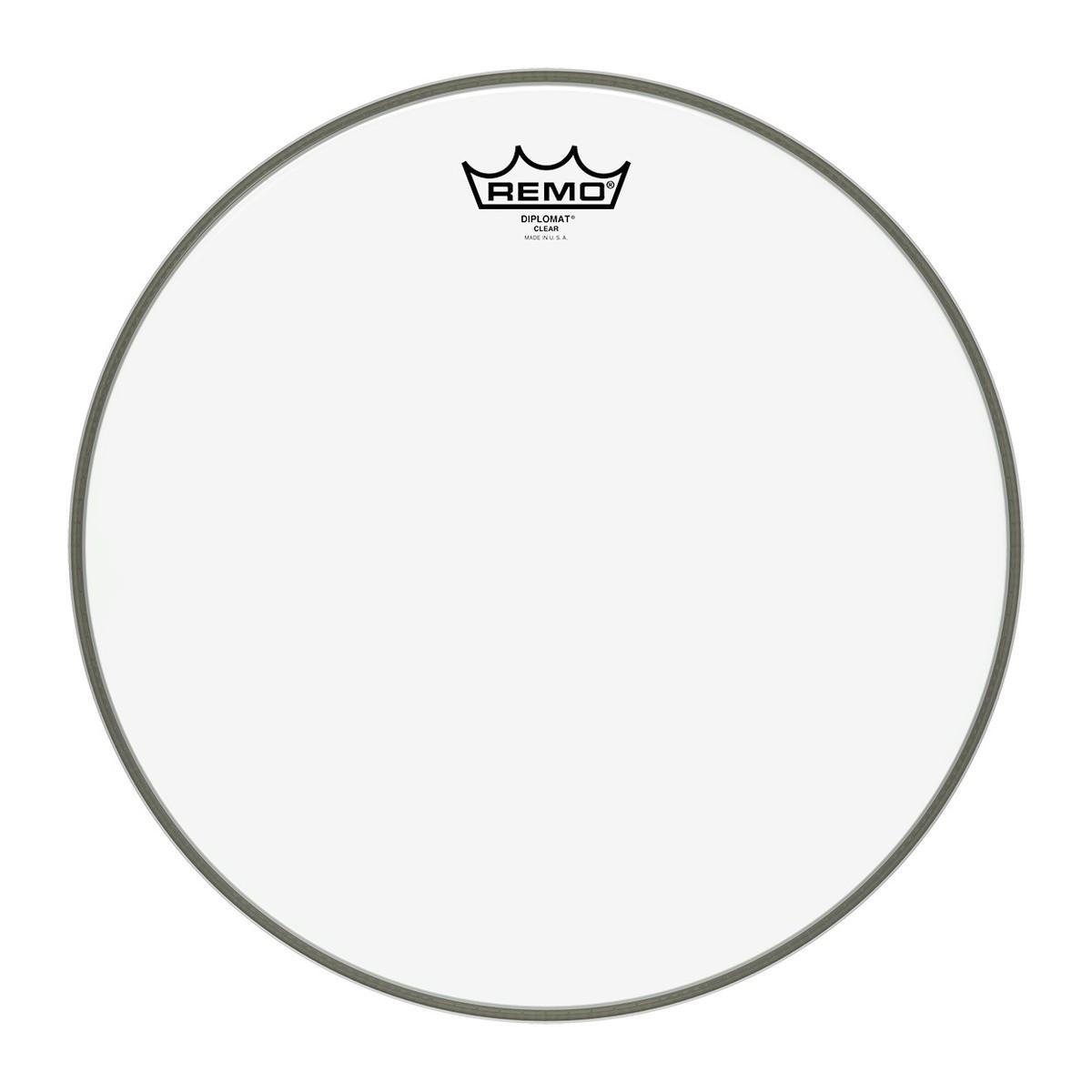 Пластик для барабана REMO BD-0313-00 Batter Diplomat Clear