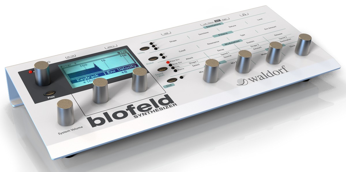 Синтезатор Waldorf Blofeld Desktop white