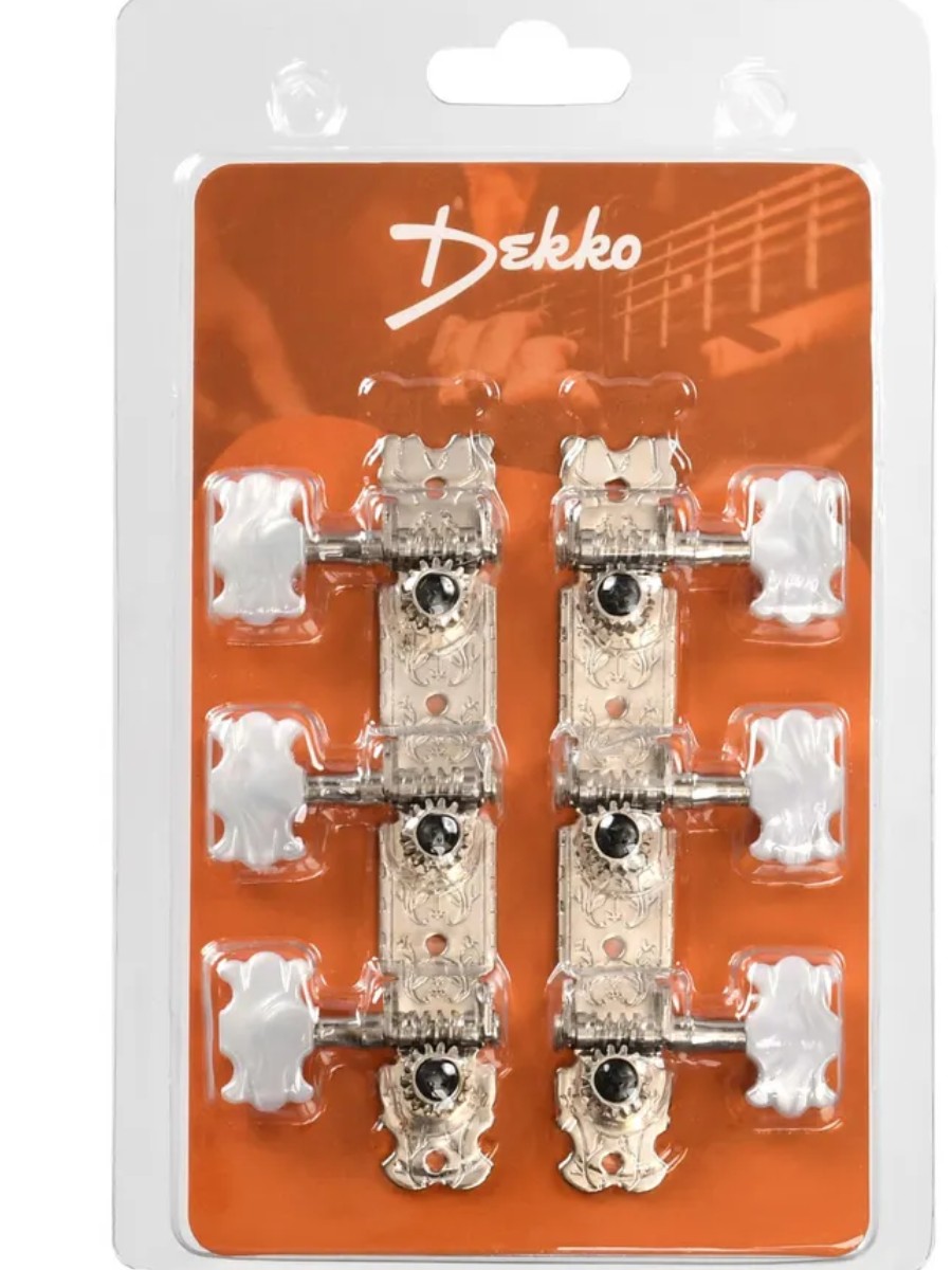 Колки на планке для акустической гитары ROCKET PA-21 Nickel