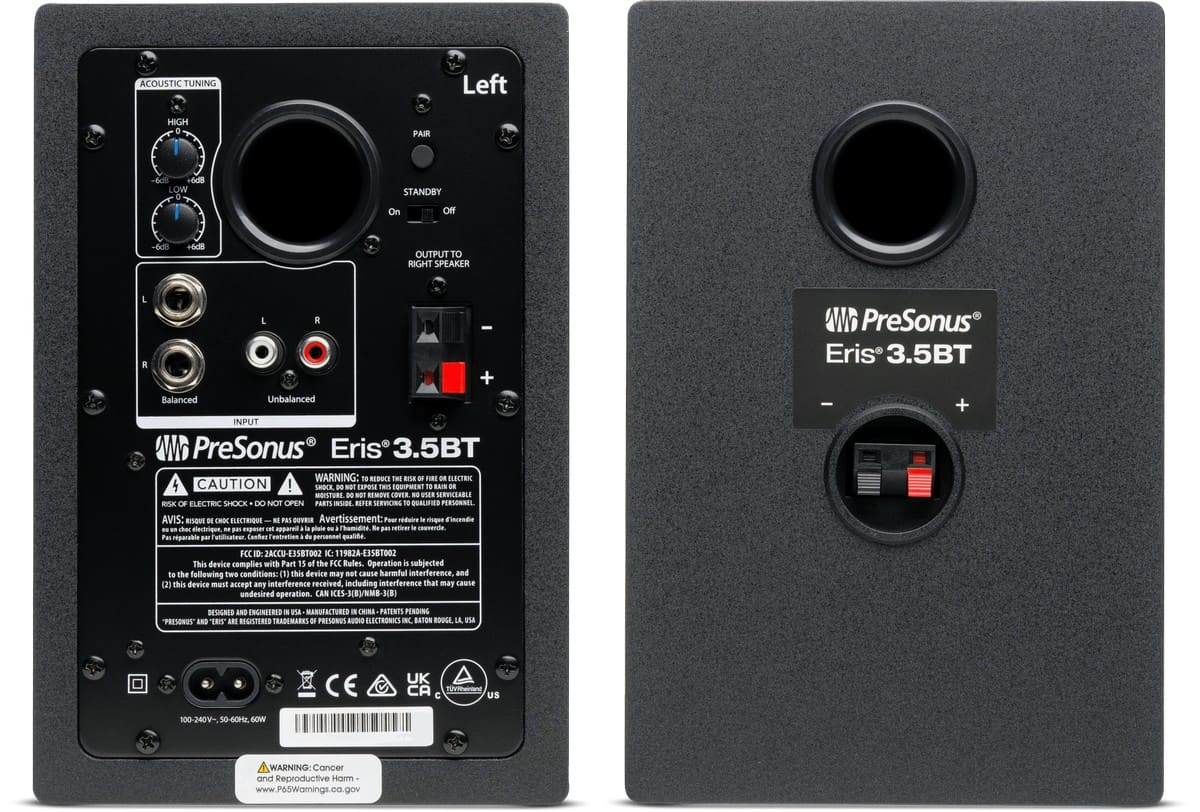 Студийные мониторы PreSonus Eris 3.5 BT mk2 pair