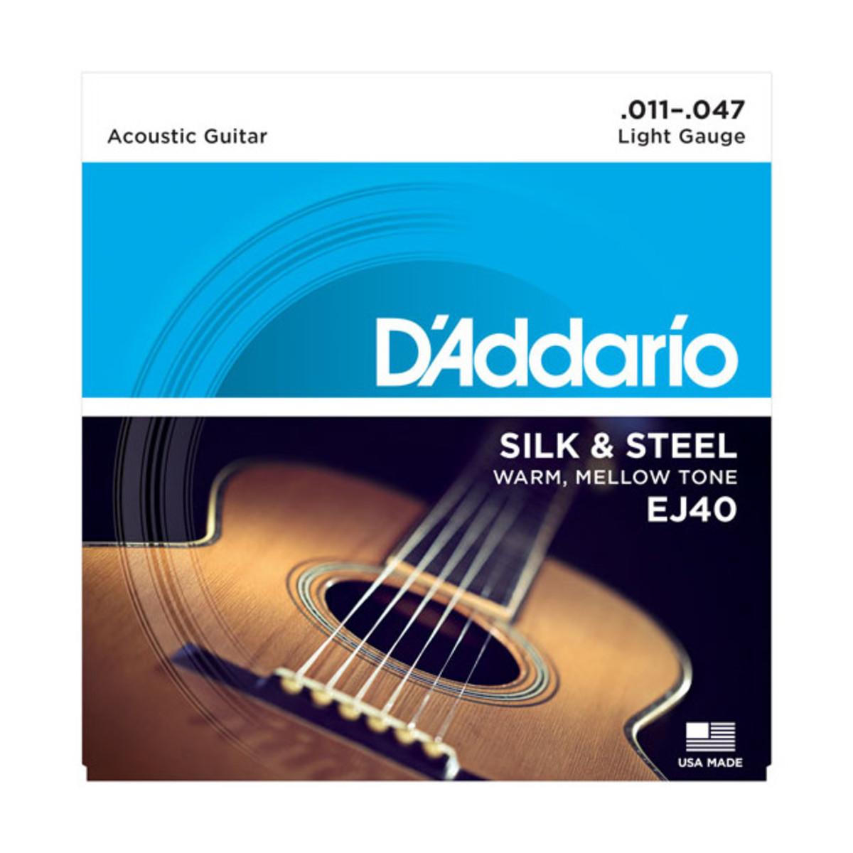 Струны для акустической гитары D'Addario EJ40
