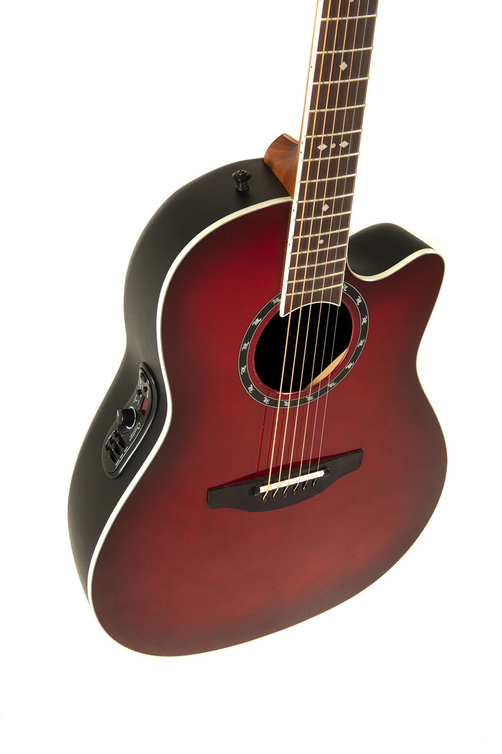 Электроакустическая гитара OVATION 2771AX-СBB-G Standard Balladeer Deep Contour Cutaway Cherry Burst