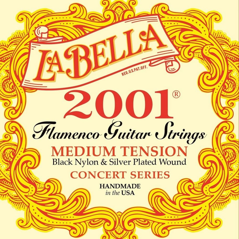 Струны для фламенко гитары La Bella 2001FM-Flamenco-Medium