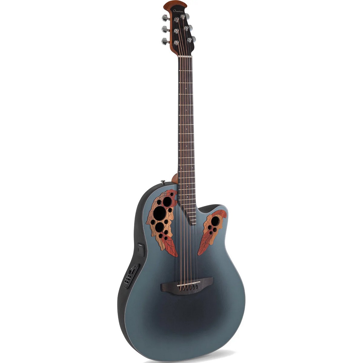 Электроакустическая гитара OVATION CE44-RBB Celebrity Elite Mid Cutaway Reversed Blueburst