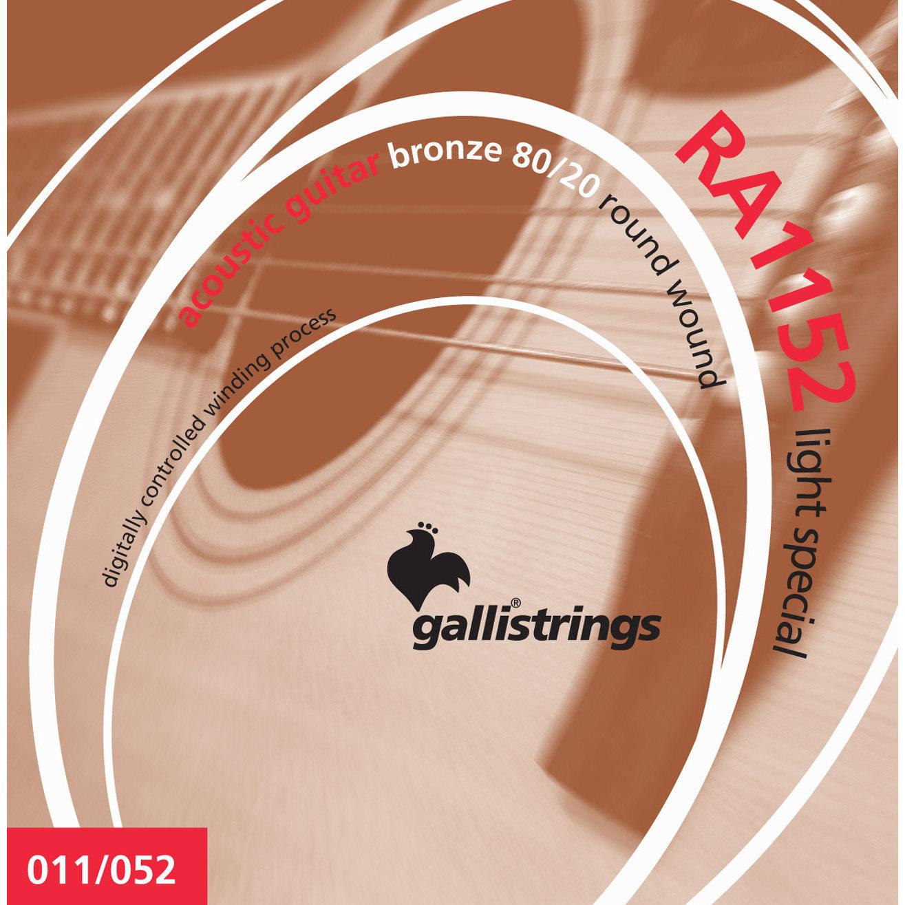 Струны для акустической гитары GALLI RA1152