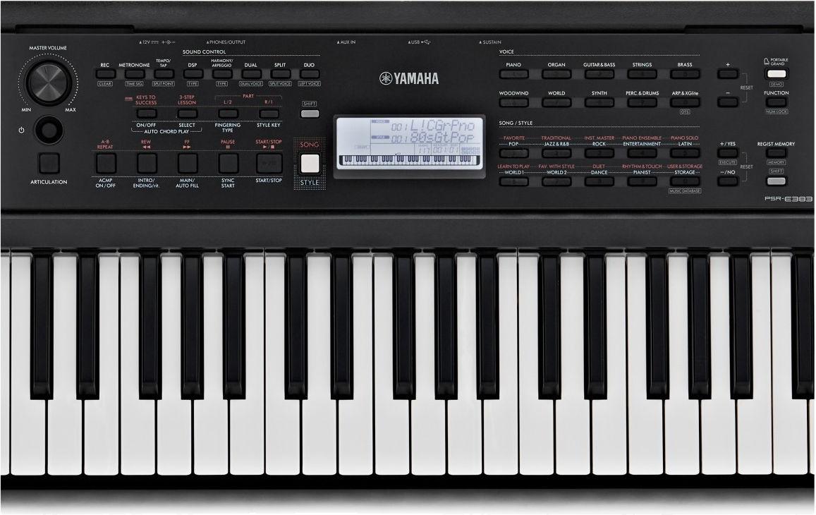 Синтезатор Yamaha PSR-E383CN