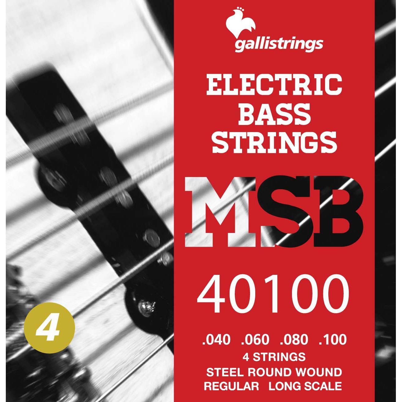 Струны для бас-гитары GALLI MSB40100