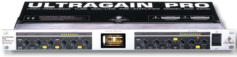 2-канальный ламповый микрофонный предусилитель Behringer MIC2200